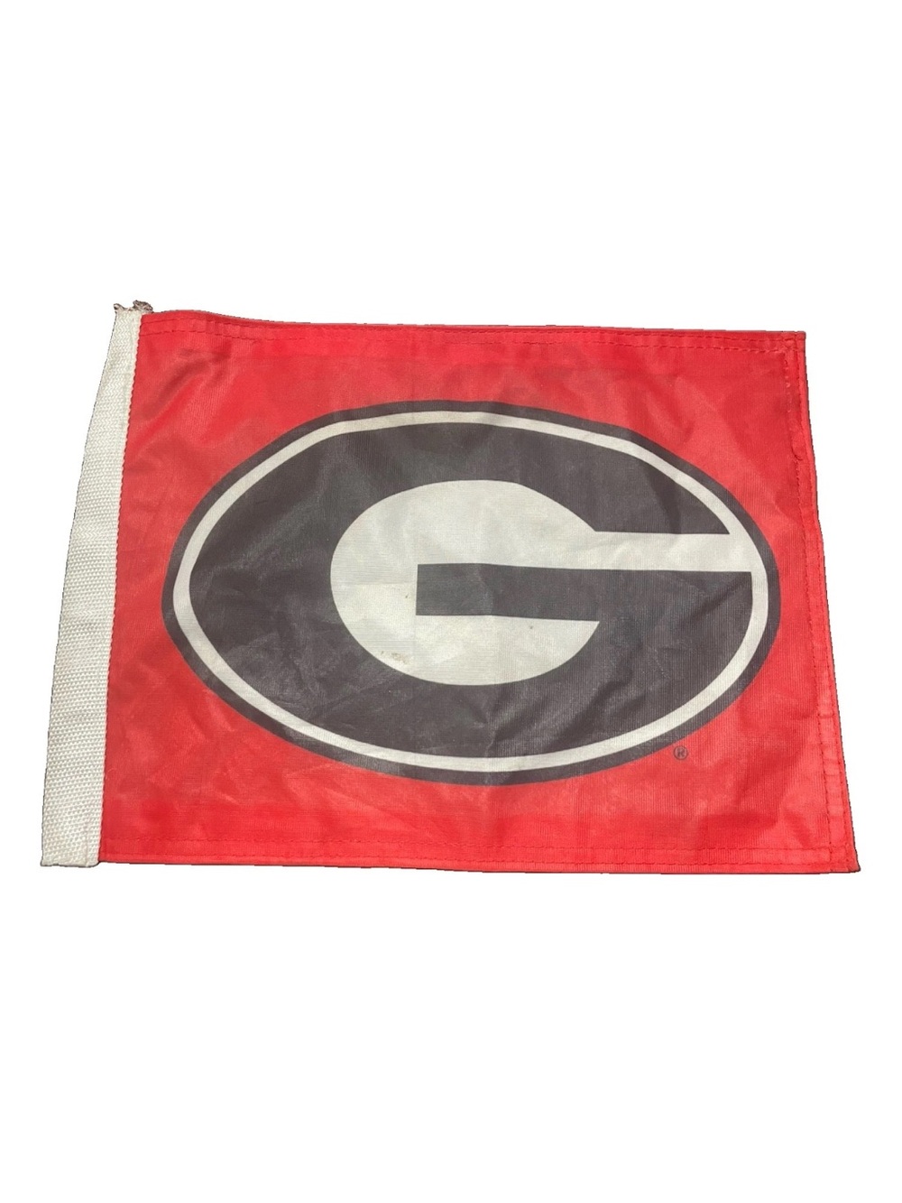 Georgia Bulldogs UGA Garden Flag 15x11 Red Black G Logo Double Sided NCAA
